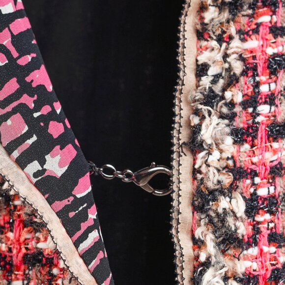 Oscar de la Renta AW/10 Pink Cropped Tweed Blazer - Picture 8 of 10